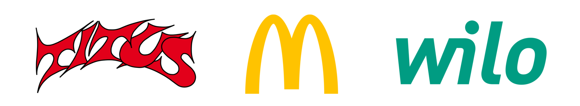 Logos einiger bakannter MArken für die POORIST bereits tätig war.